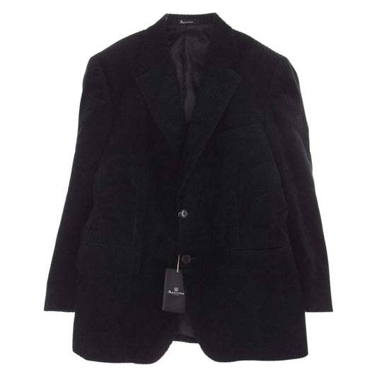 Aquascutum アクアスキュータム コーデュロイ テーラード ジャケット ブラック系【中古】