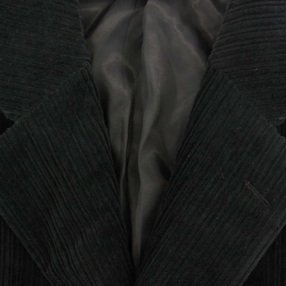 Aquascutum アクアスキュータム コーデュロイ テーラード ジャケット ブラック系【中古】