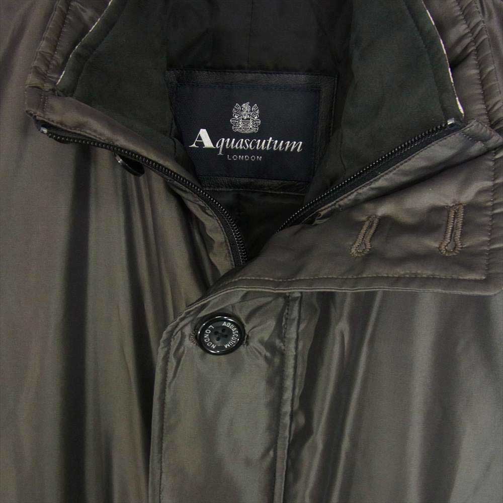 Aquascutum アクアスキュータム ライナー付き ナイロン コート グレー系 40【中古】