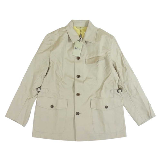 Aquascutum アクアスキュータム ハーフ ジャケット ベージュ系 S【極上美品】【中古】