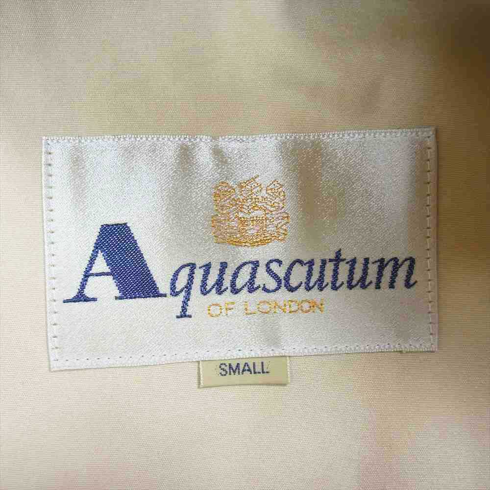 Aquascutum アクアスキュータム ハーフ ジャケット ベージュ系 S【極上美品】【中古】
