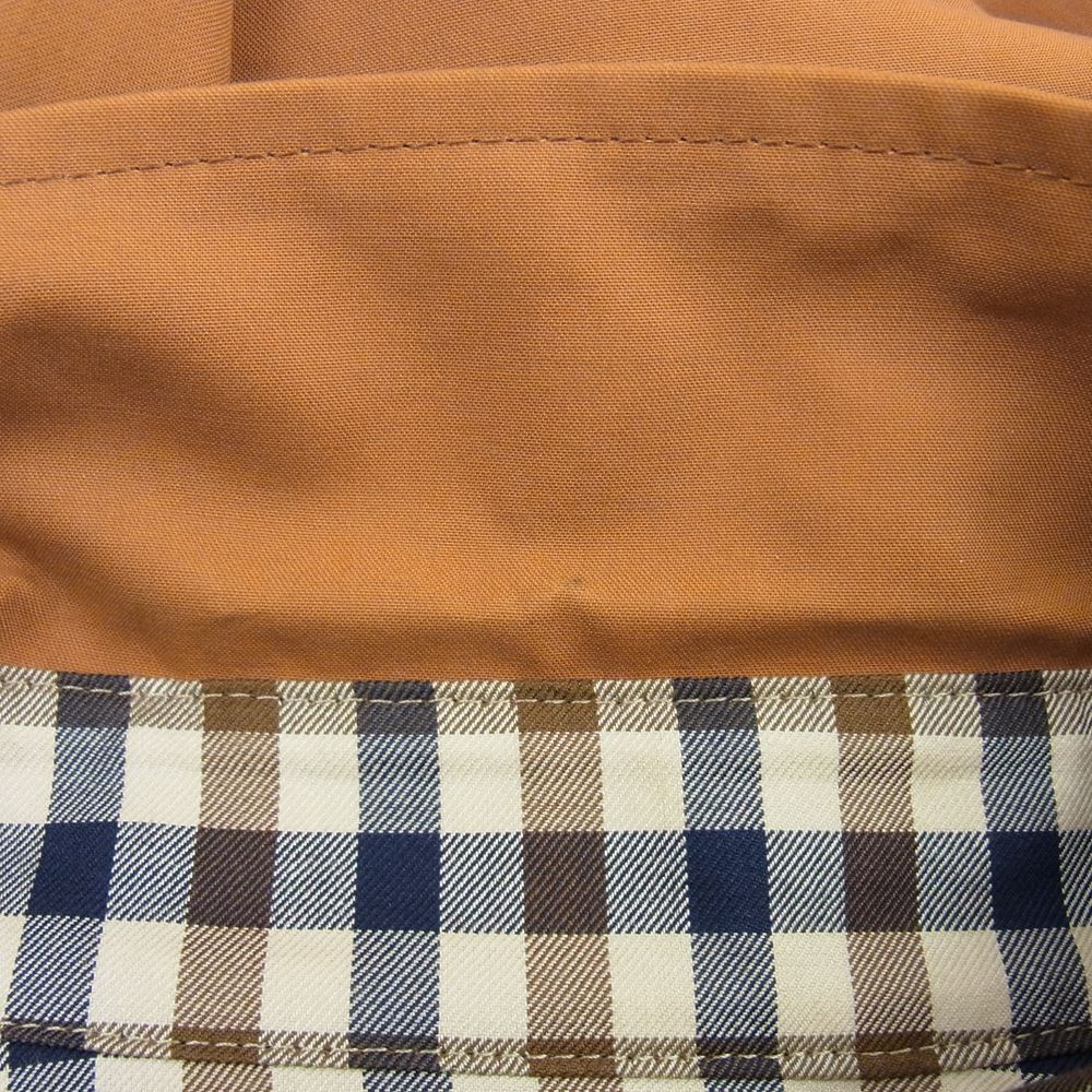 Aquascutum アクアスキュータム コットン ポリエステル フルジップ ジャケット ブラウン系 M【中古】
