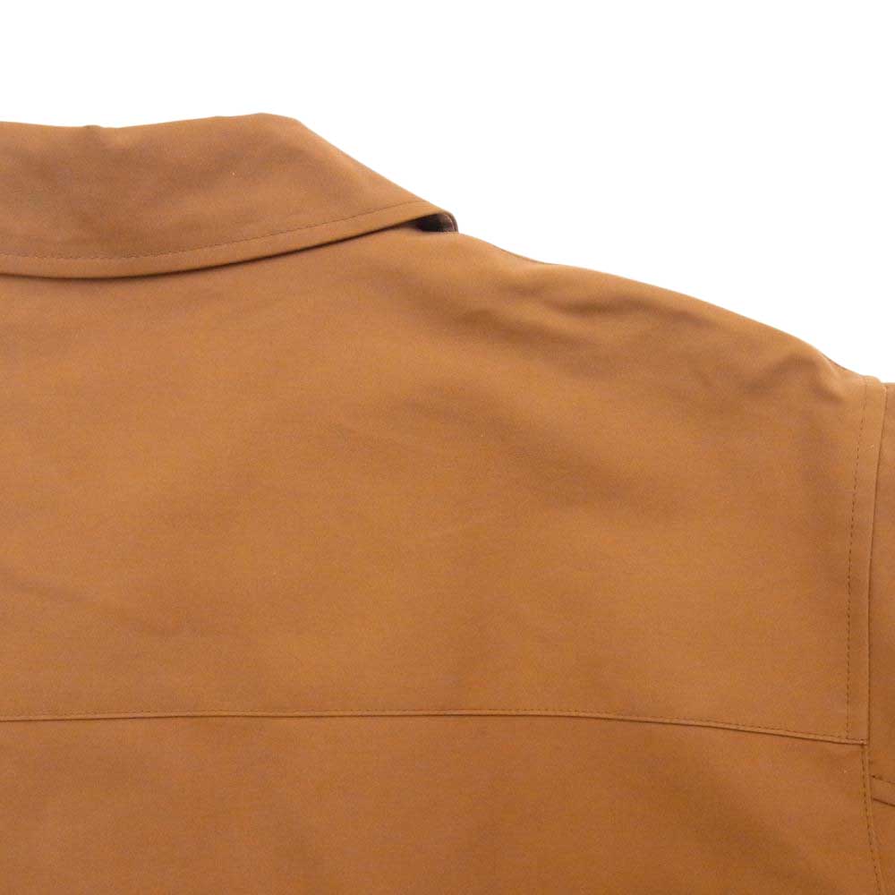 Aquascutum アクアスキュータム コットン ポリエステル フルジップ ジャケット ブラウン系 M【中古】