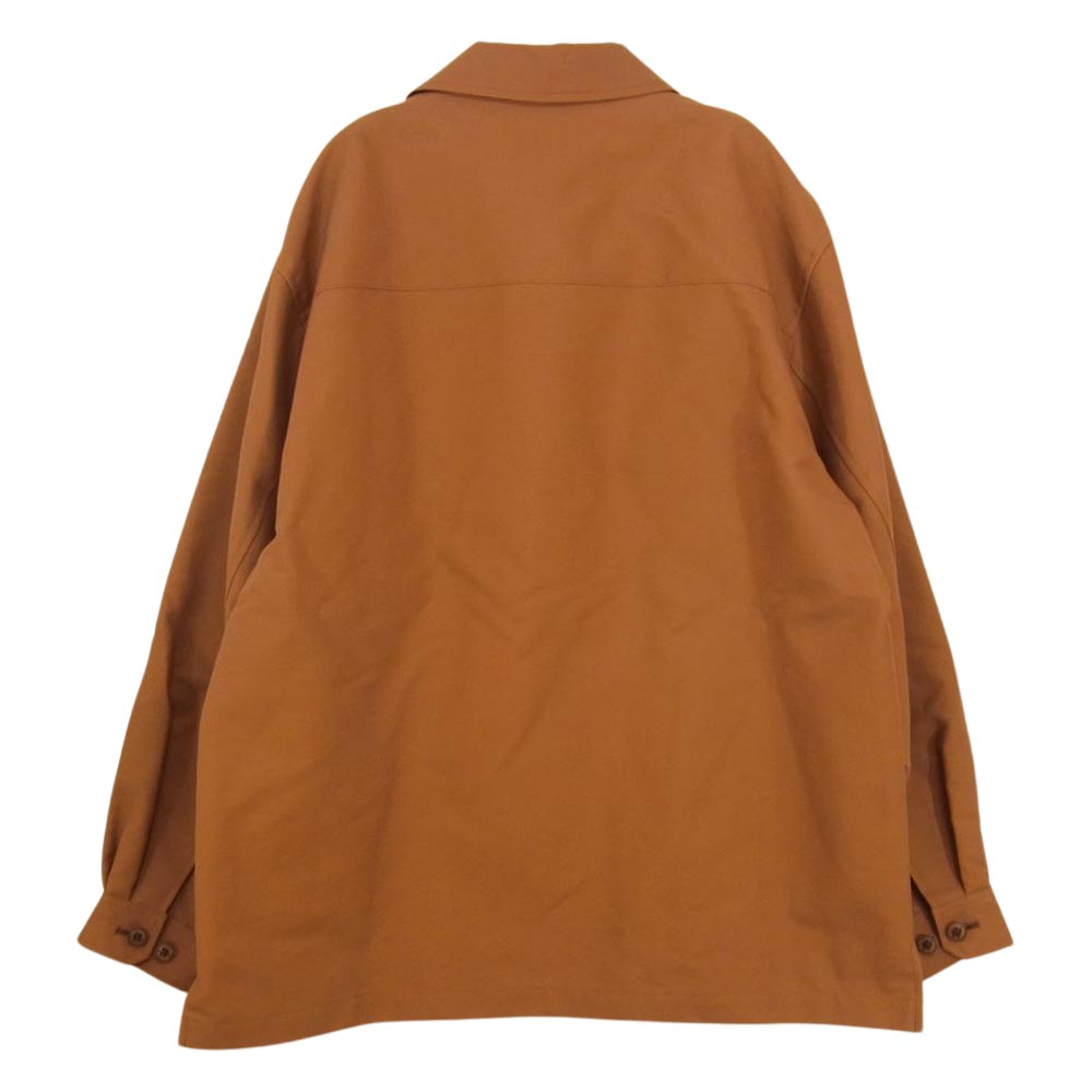 Aquascutum アクアスキュータム コットン ポリエステル フルジップ ジャケット ブラウン系 S【中古】