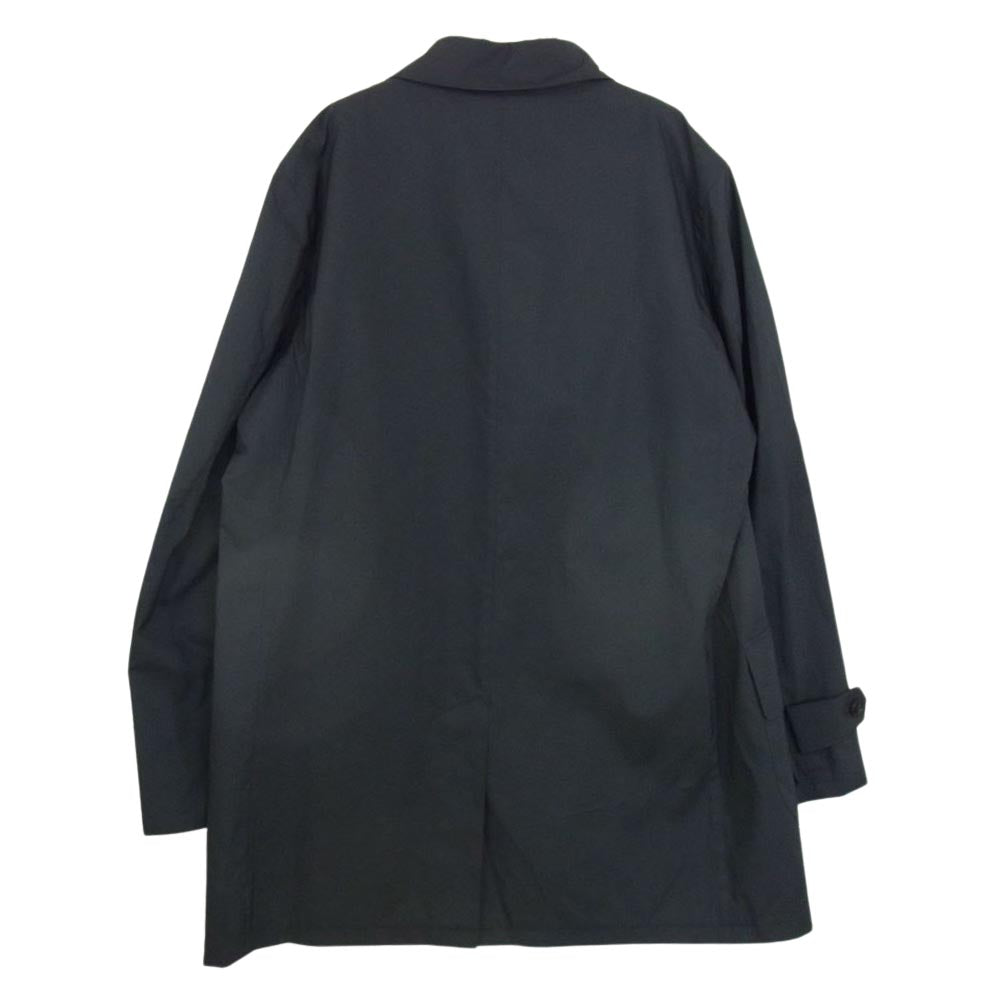 Aquascutum アクアスキュータム ポリエステル 撥水加工 ハーフ コート ブラック系 40【極上美品】【中古】