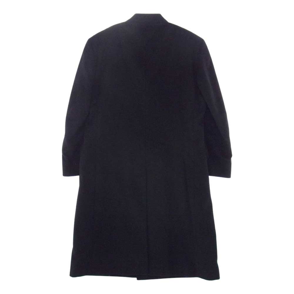 Aquascutum アクアスキュータム 英国製 カシミヤ チェスター コート ブラック系 34【中古】