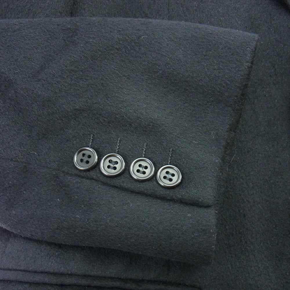 Aquascutum アクアスキュータム 英国製 カシミヤ チェスター コート ブラック系 34【中古】