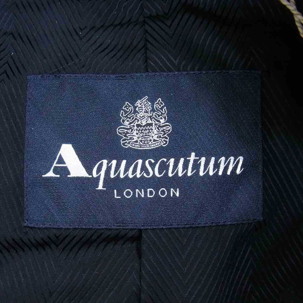 Aquascutum アクアスキュータム ナイロン トレンチ コート モスグリーン系 34【中古】