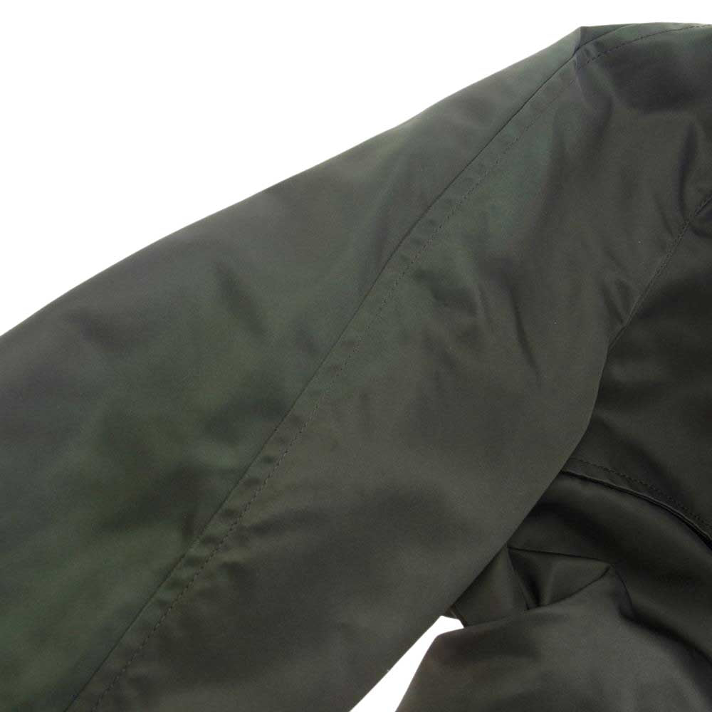 Aquascutum アクアスキュータム ナイロン トレンチ コート モスグリーン系 34【中古】