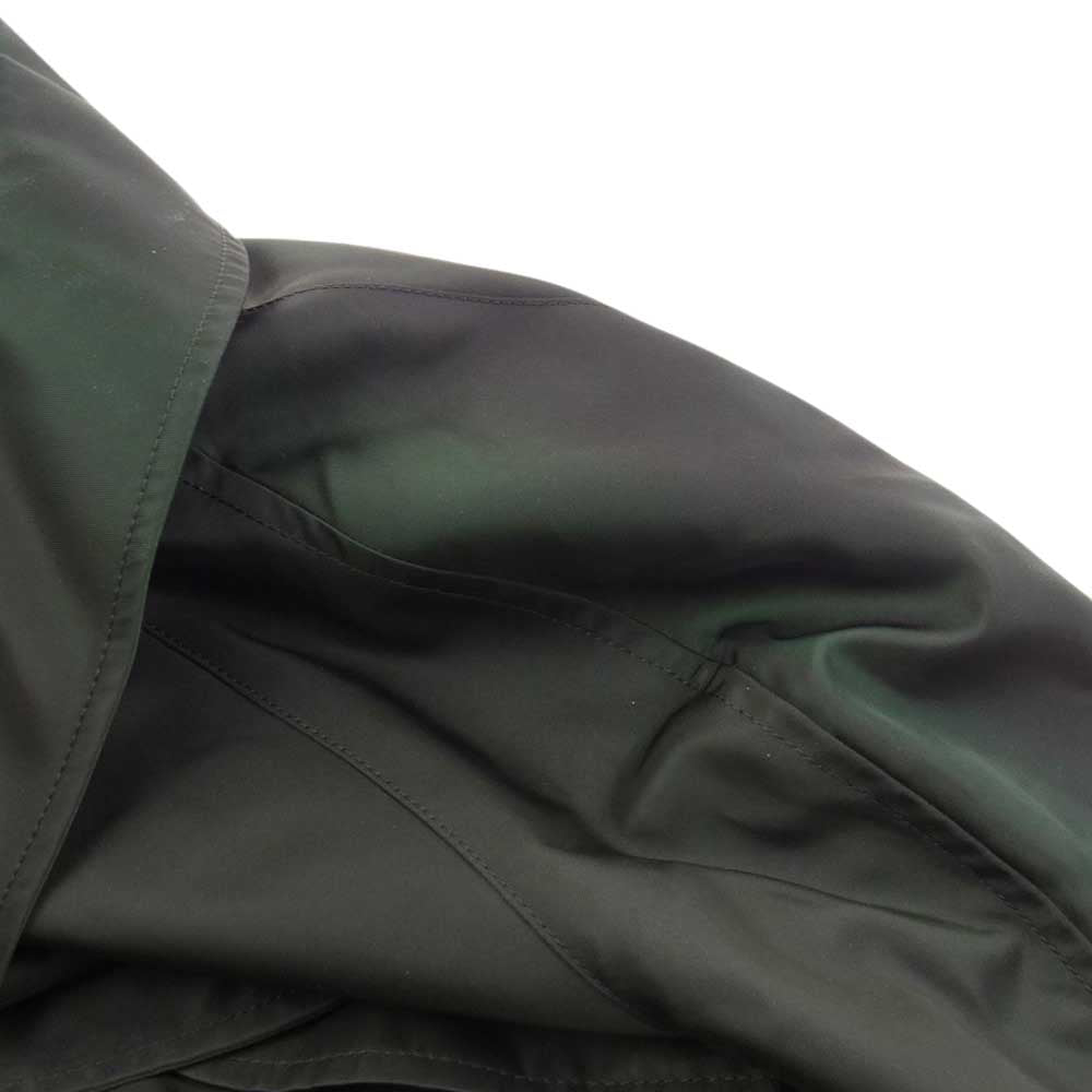 Aquascutum アクアスキュータム ナイロン トレンチ コート モスグリーン系 34【中古】