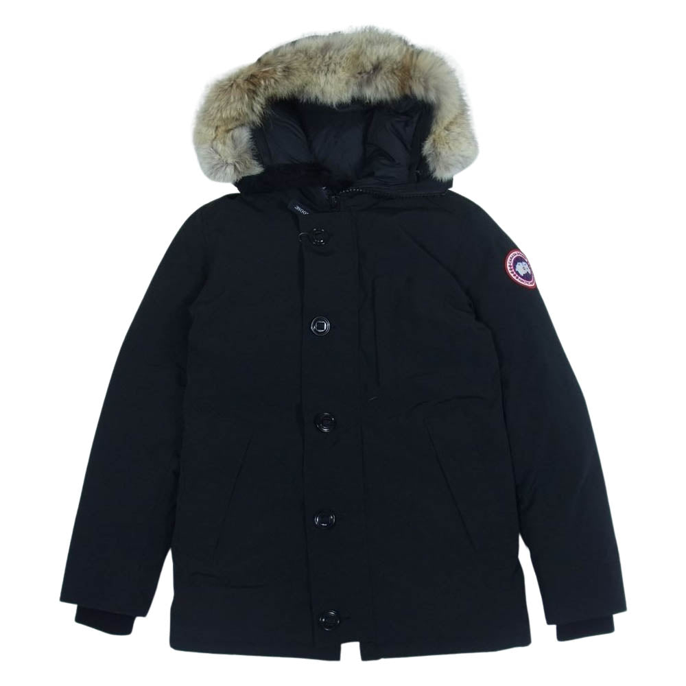 CANADA GOOSE カナダグース 3438JL 国内正規品 サザビーリーグ JASPER PARKA ジャスパー パーカ ダウン ジャケット ブラック系 XS【中古】