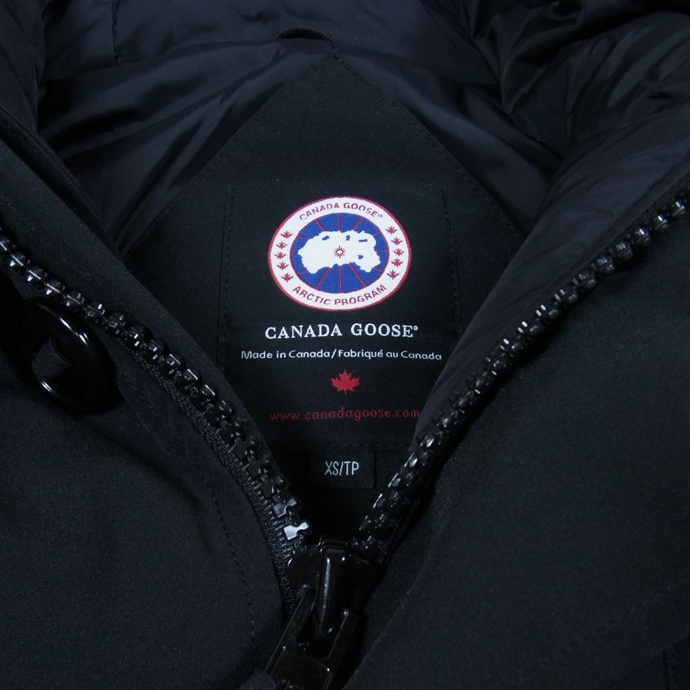 CANADA GOOSE カナダグース 3438JL 国内正規品 サザビーリーグ JASPER PARKA ジャスパー パーカ ダウン ジャケット ブラック系 XS【中古】