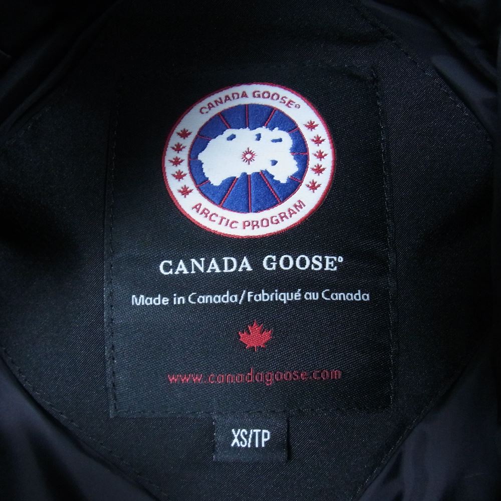 CANADA GOOSE カナダグース 3438JL 国内正規品 サザビーリーグ JASPER PARKA ジャスパー パーカ ダウン ジャケット ブラック系 XS【中古】