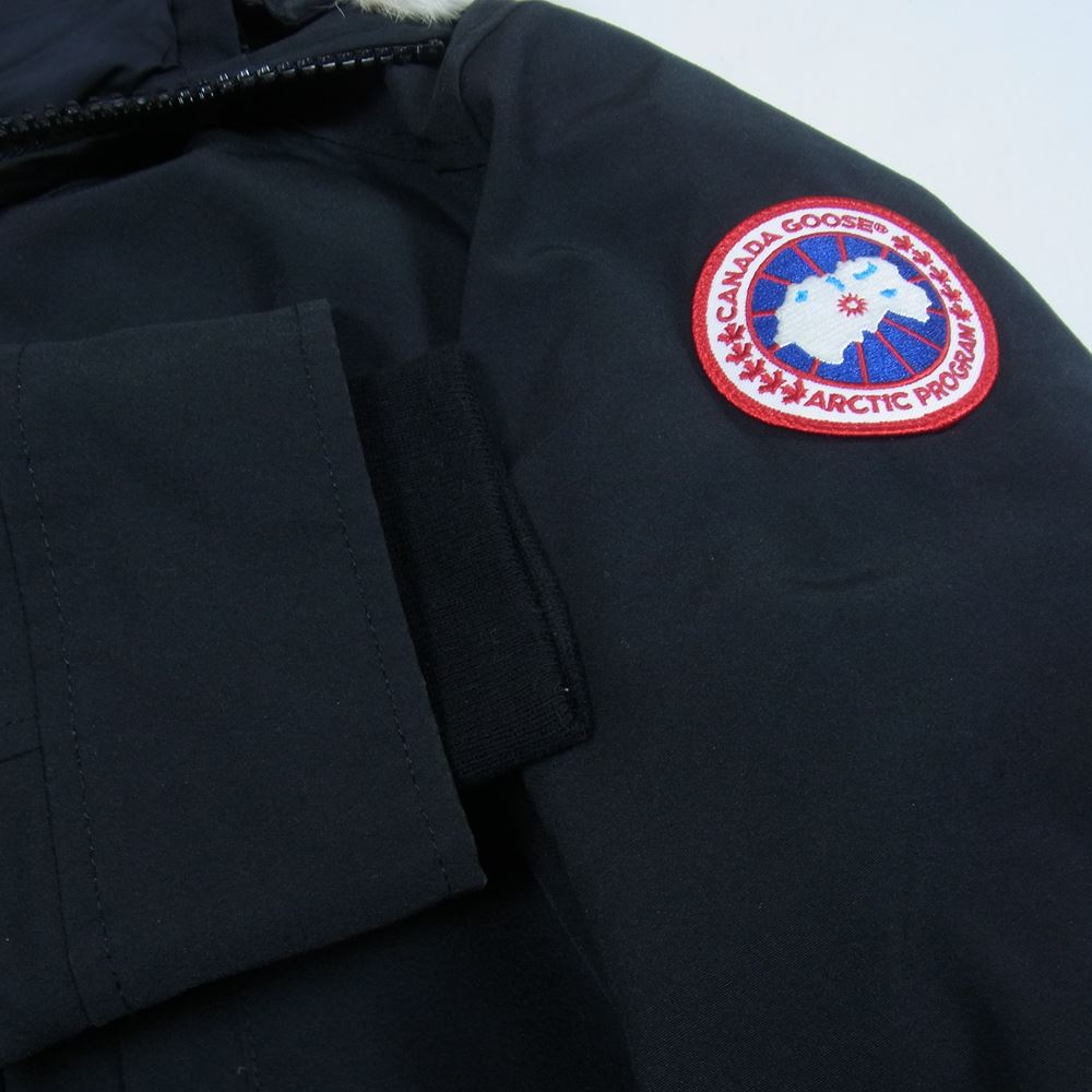 CANADA GOOSE カナダグース 3438JL 国内正規品 サザビーリーグ JASPER PARKA ジャスパー パーカ ダウン ジャケット ブラック系 XS【中古】