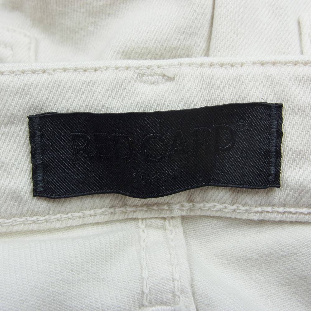 レッドカード 30th Anniversary Amkle Slim Tapered 30周年記念 スリム テーパード パンツ ホワイト系 23【中古】