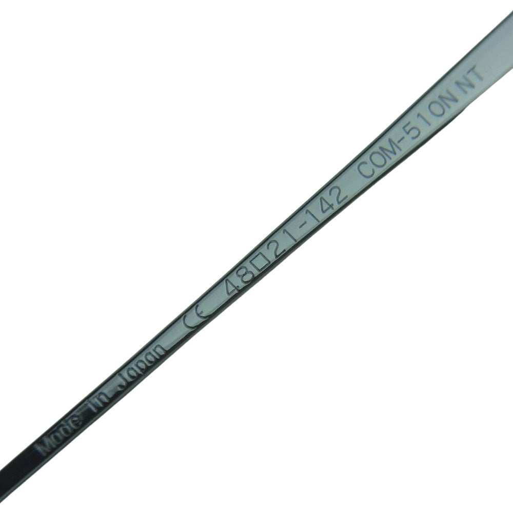 BJクラシック COM-51 ON NT ウエリントン コンビネーション メガネ 度入り ブラウン系 48□21 - 142【中古】