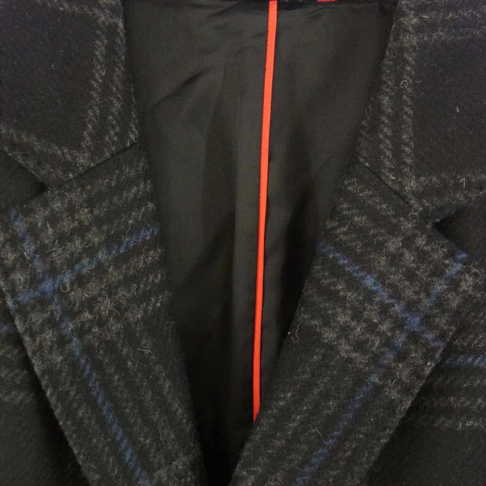 HUGO BOSS ヒューゴボス コート 国内正規品 ウール チェック チェスターコート ブラック系 US42R【中古】 HUGO BOSS ヒューゴボス 国内正規品 ウール チェック チェスターコート