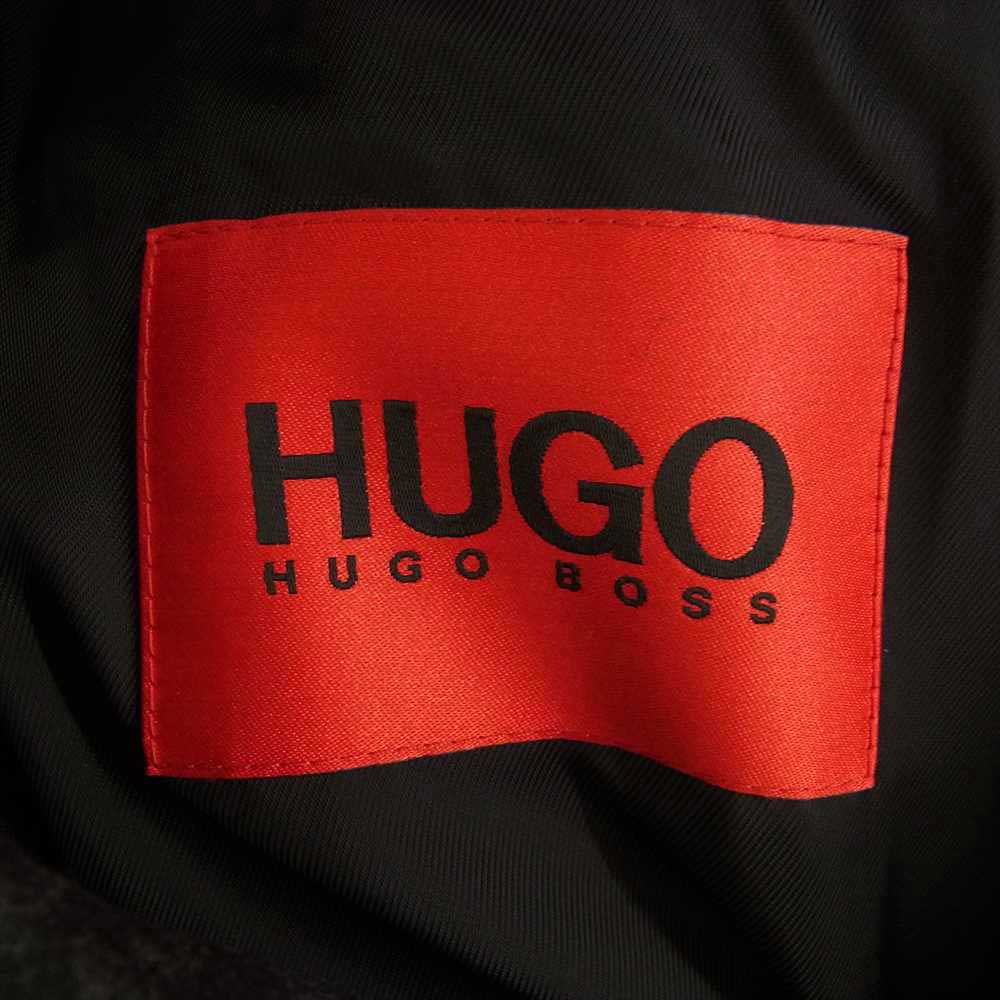 HUGO BOSS ヒューゴボス 国内正規品 ウール チェック チェスターコート