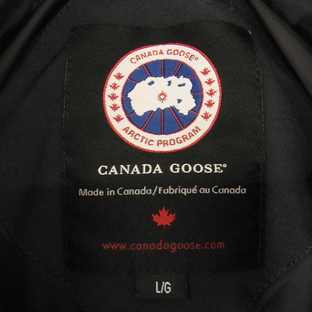 CANADA GOOSE カナダグース 3034L SOLARIS PARKA ソラリス パーカー ダウン ジャケット ブラック系 L【中古】