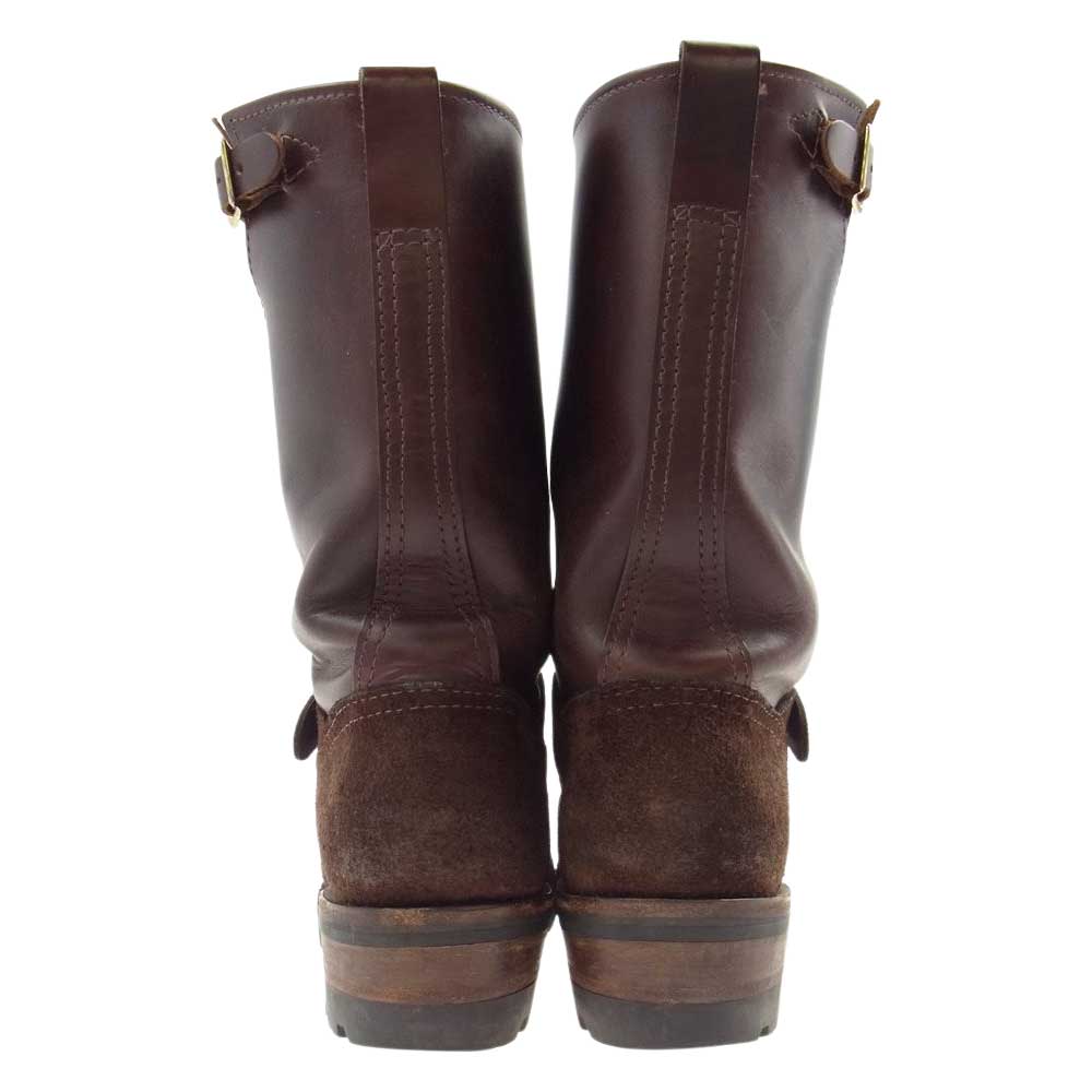 WESCO ウエスコ カスタムボス BOSS スエード エンジニア ブーツ  ブラウン系 7 2/1 インソール実寸約26.5㎝【中古】