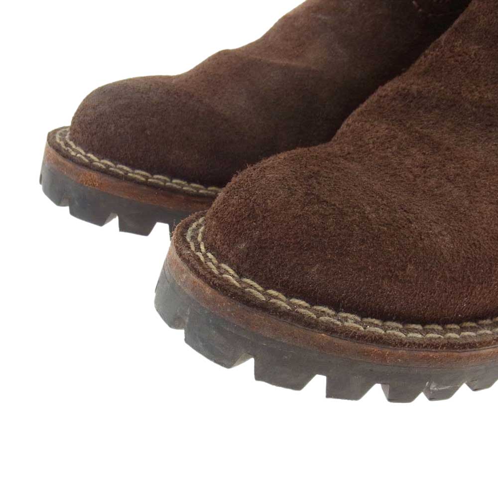 WESCO ウエスコ カスタムボス BOSS スエード エンジニア ブーツ  ブラウン系 7 2/1 インソール実寸約26.5㎝【中古】
