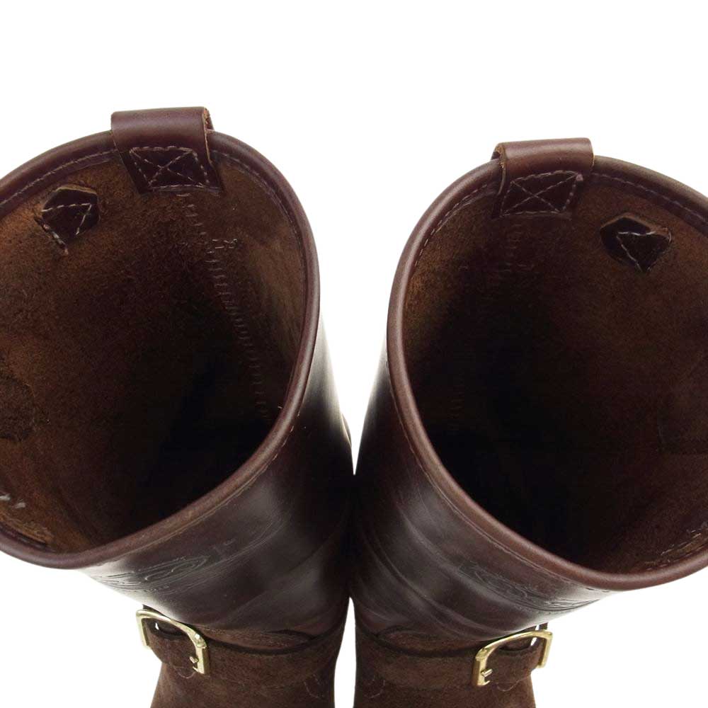 WESCO ウエスコ カスタムボス BOSS スエード エンジニア ブーツ  ブラウン系 7 2/1 インソール実寸約26.5㎝【中古】