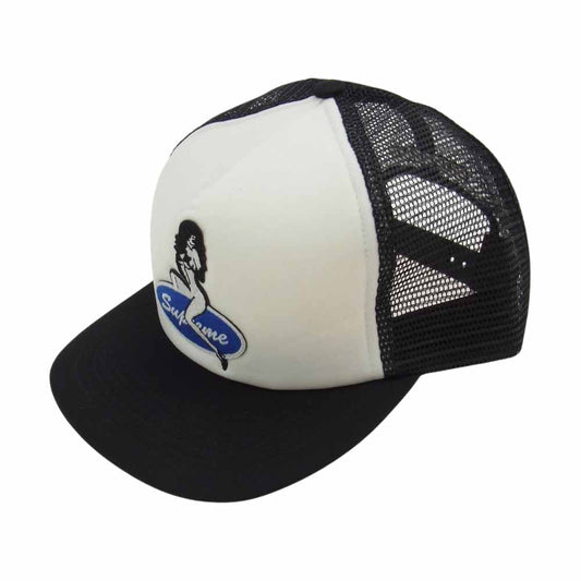 Supreme シュプリーム 22AW Pin Up Mesh Back 5-Panel ピンアップ ガール メッシュ バック 5パネル キャップ ブラック系【極上美品】【中古】