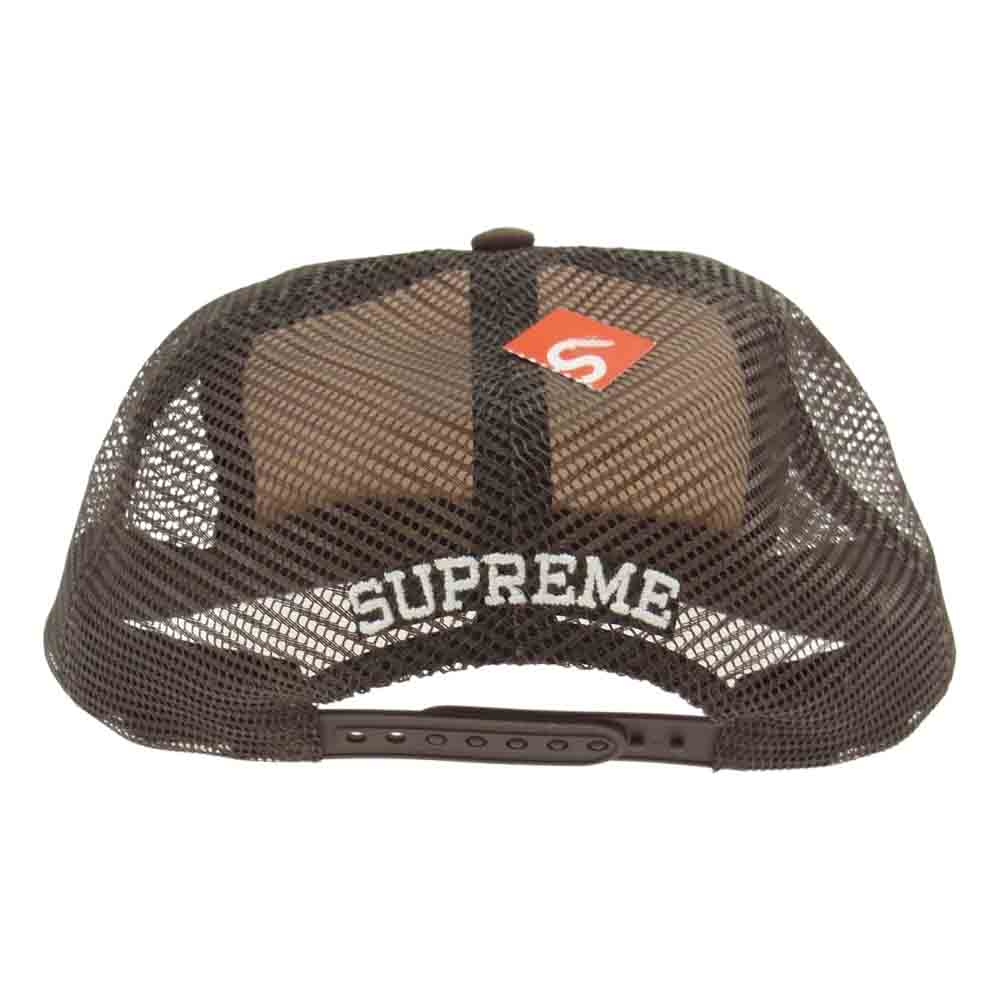 Supreme シュプリーム 22SS ANTI HERO Mesh Back 5-Panel Cap アンタイヒーロー メッシュ バック 5パネル キャップ ブラウン系【極上美品】【中古】