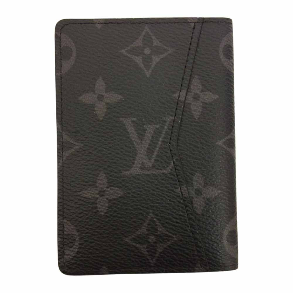 LOUIS VUITTON ルイ・ヴィトン M80911 モノグラム オーガナイザー ドゥ ポッシュ カードケース ブラック系【美品】【中古】