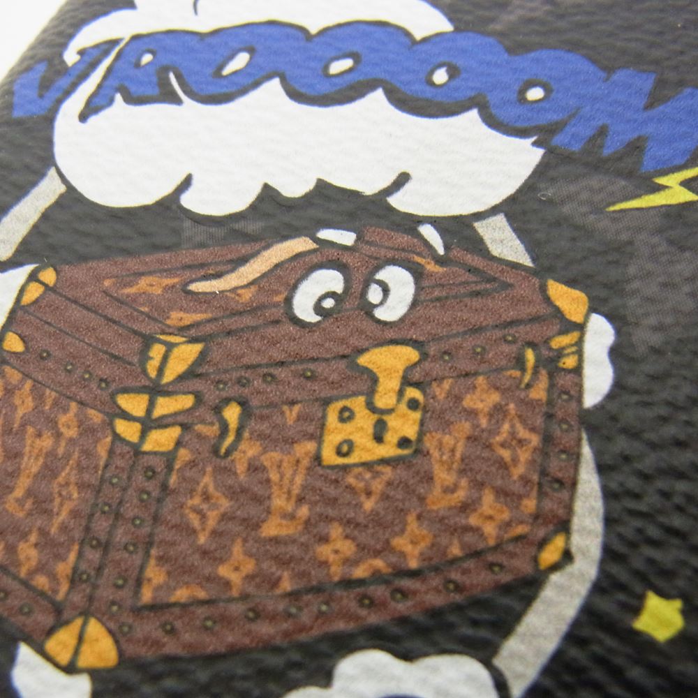 LOUIS VUITTON ルイ・ヴィトン M80911 モノグラム オーガナイザー ドゥ ポッシュ カードケース ブラック系【美品】【中古】