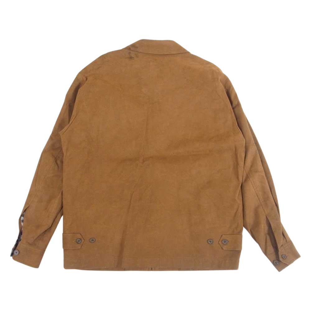 Aquascutum アクアスキュータム フェイクスエード ジャケット ブラウン系 S【中古】