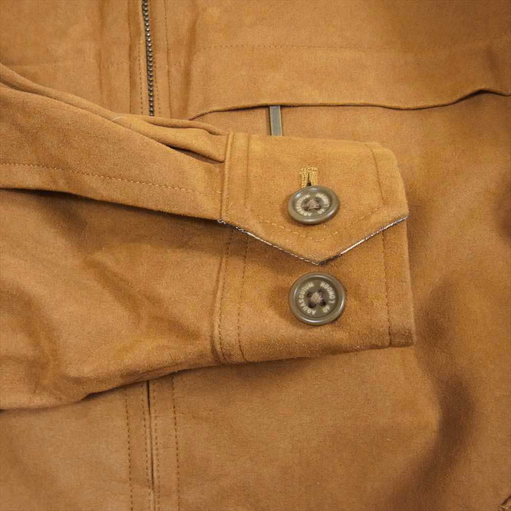 Aquascutum アクアスキュータム フェイクスエード ジャケット ブラウン系 S【中古】