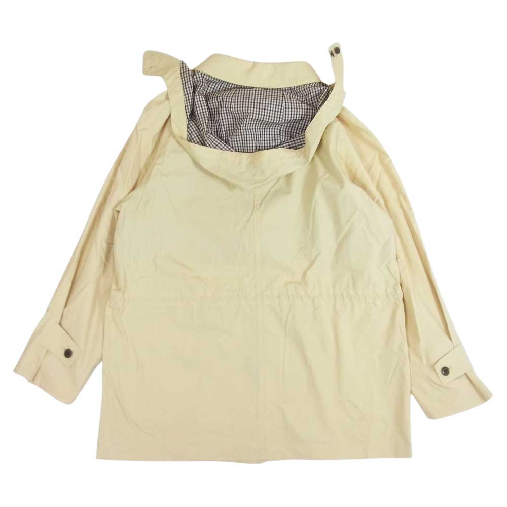Aquascutum アクアスキュータム フード付きハーフコート イエロー系 M【中古】