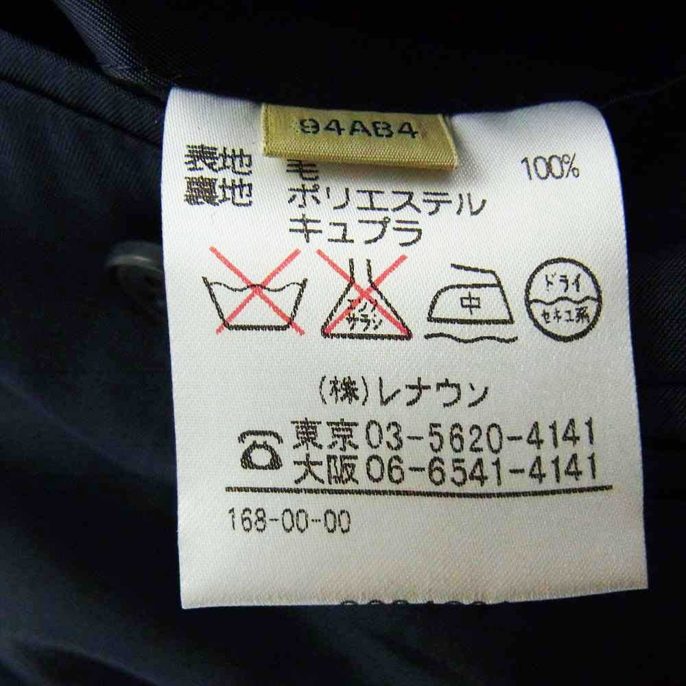 Aquascutum アクアスキュータム ウール ダブル ジャケット ブラック系 胸囲94 胴囲84 身長165【極上美品】【中古】