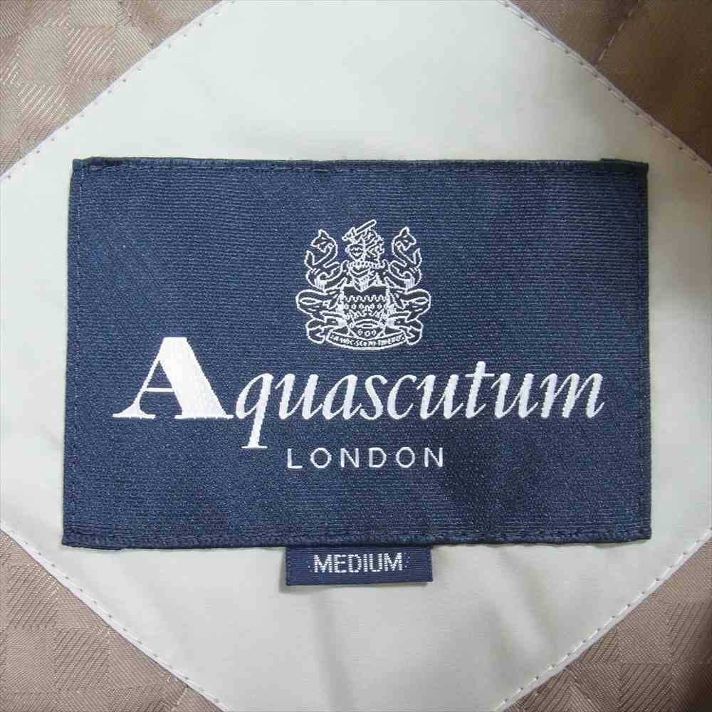 Aquascutum アクアスキュータム ライナー付き ナイロン コート ベージュ系 M【極上美品】【中古】