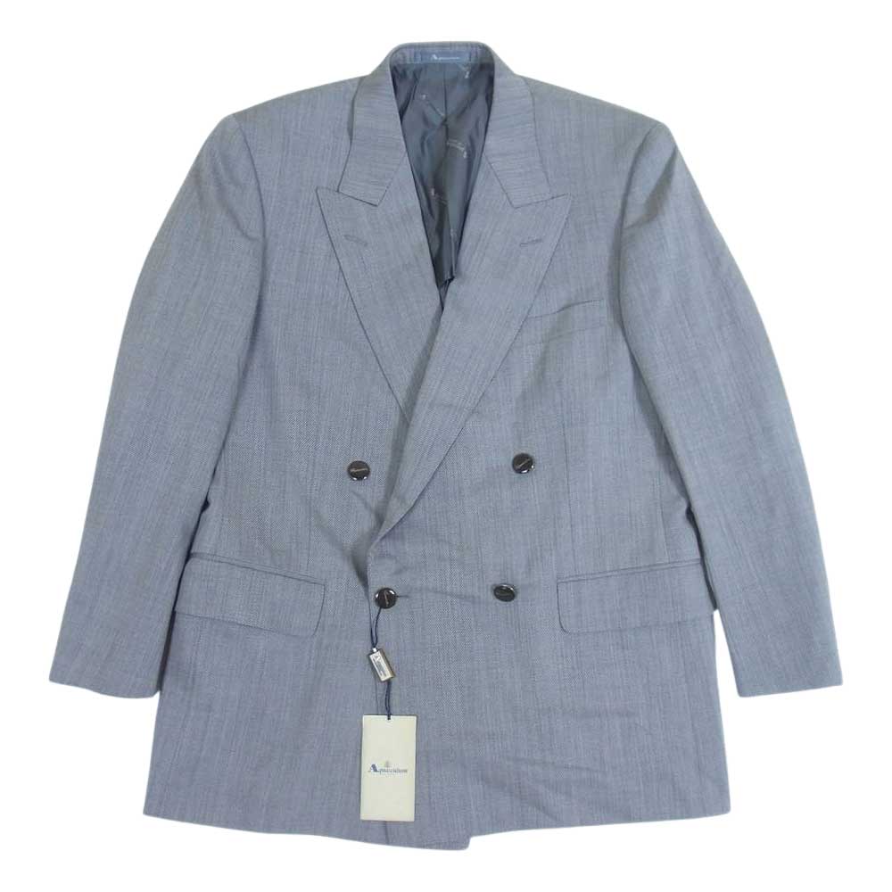Aquascutum アクアスキュータム ウール混 ダブル ジャケット グレー系 表記なし【極上美品】【中古】