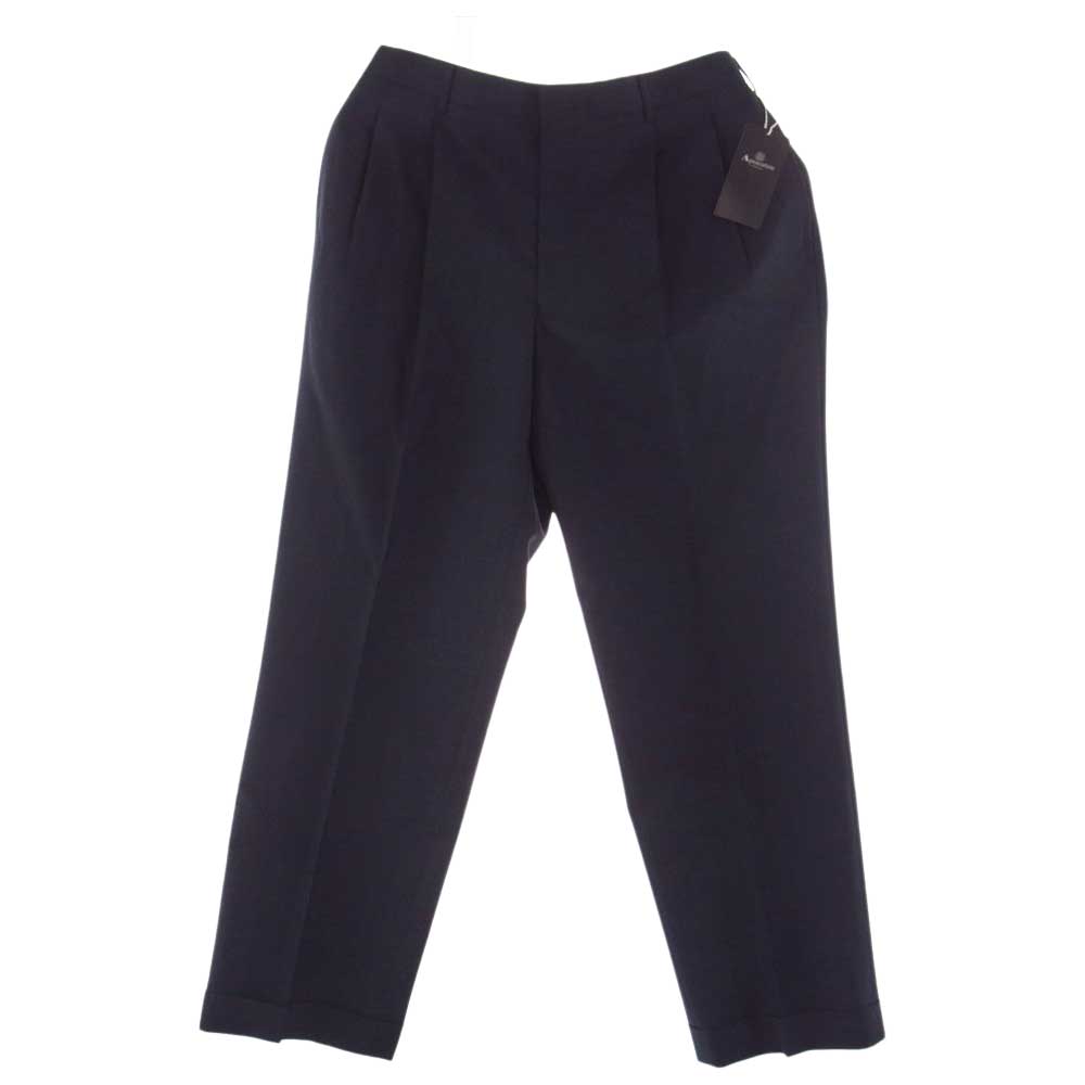 Aquascutum アクアスキュータム ウール シングル 2つボタン スーツ セットアップ ダークネイビー系【極上美品】【中古】