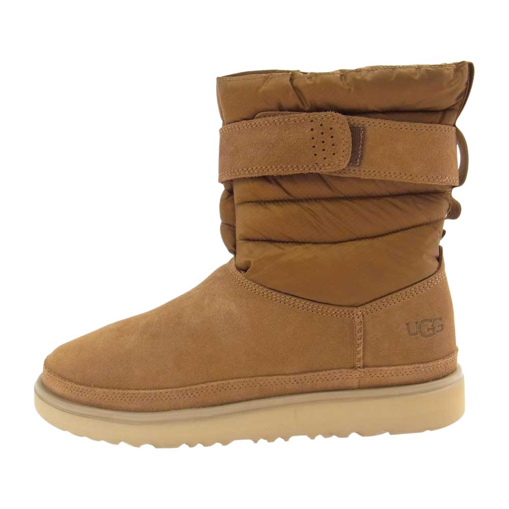 UGG アグ CLASSIC SHORT PULL ON WEATHER  クラッシック ショート プルオン ウエザー ブーツ 防水 スエード  ブラウン系 US9(27.0cm)【新古品】【未使用】【中古】