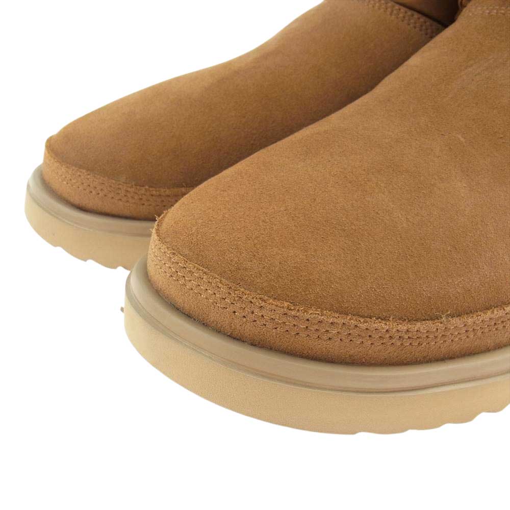 UGG アグ CLASSIC SHORT PULL ON WEATHER  クラッシック ショート プルオン ウエザー ブーツ 防水 スエード  ブラウン系 US9(27.0cm)【新古品】【未使用】【中古】