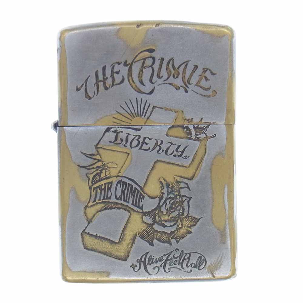 CRIMIE クライミー USA製 スカル ジッポ ライター シルバー系【中古】