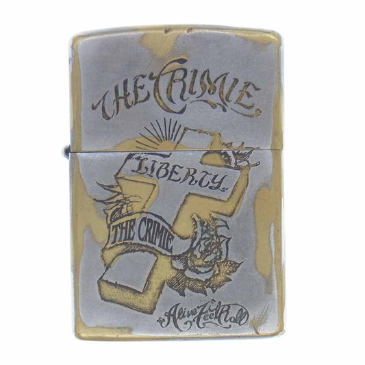 CRIMIE クライミー USA製 スカル ジッポ ライター シルバー系【中古】