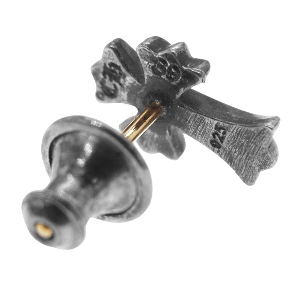 CHROME HEARTS クロムハーツ（原本無） CH CRSS 2 FAT CHクロス ファット スタッド ピアス シルバー系【中古】
