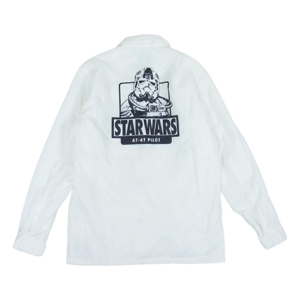 エクストララージ  STARWARS COLLECTION AT-ATパイロット コーチ ジャケット ホワイト系 S【中古】