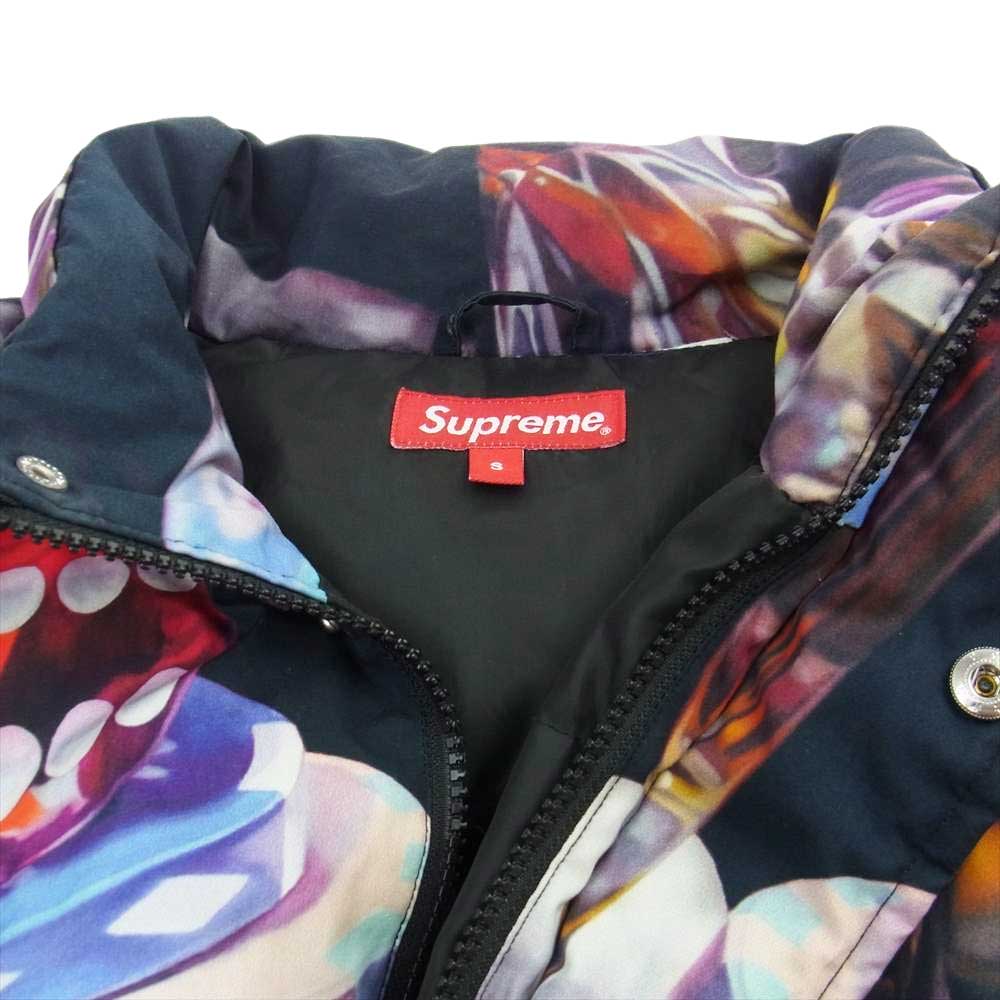 Supreme シュプリーム 18AW  Casino Down Jacket カジノ ダウン ジャケット ブラック系 S【中古】
