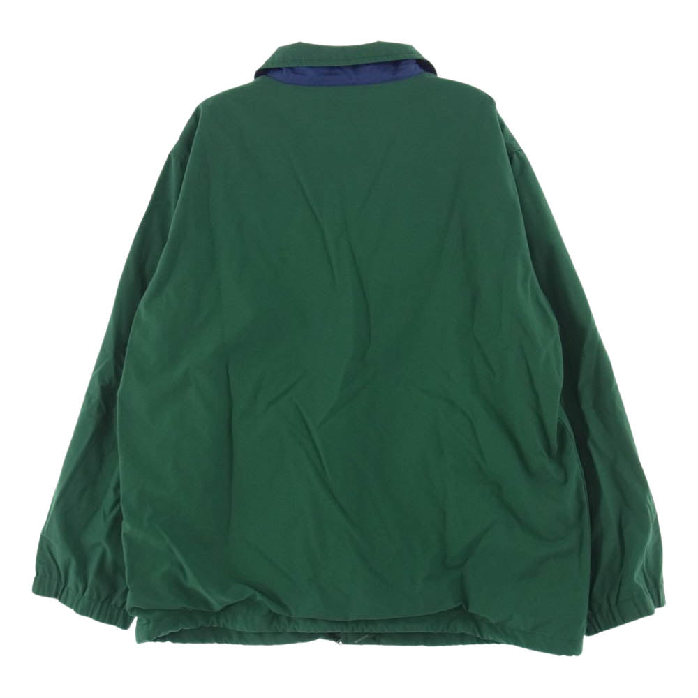 POLO RALPH LAUREN ポロ・ラルフローレン 90s ナイロン 裏地コットン コーチ ジャケット グリーン系 S【中古】