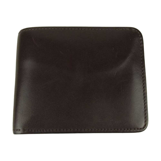 WILDSWANS ワイルドスワンズ GROUNDER グラウンダー サドルプルアップ 二つ折り 財布 ウォレット 牛革 ブラウン系【中古】