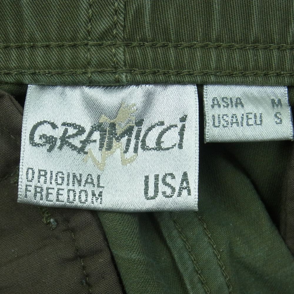 Gramicci グラミチ 8818-FDJ NN-PANTS TIGHT FIT ニューナロー タイト フィット パンツ コットン 中国製 カーキ系 M【中古】