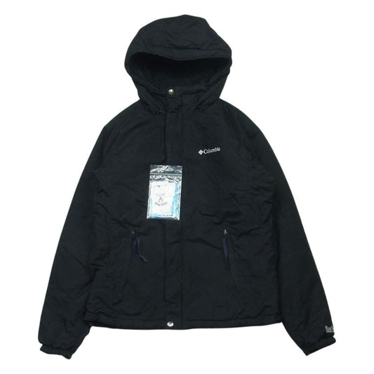 Columbia コロンビア BLUE BLUE ナイロン フリース リバーシブル ジャケット ブルーブルー ベトナム製 ブラック系 S【中古】