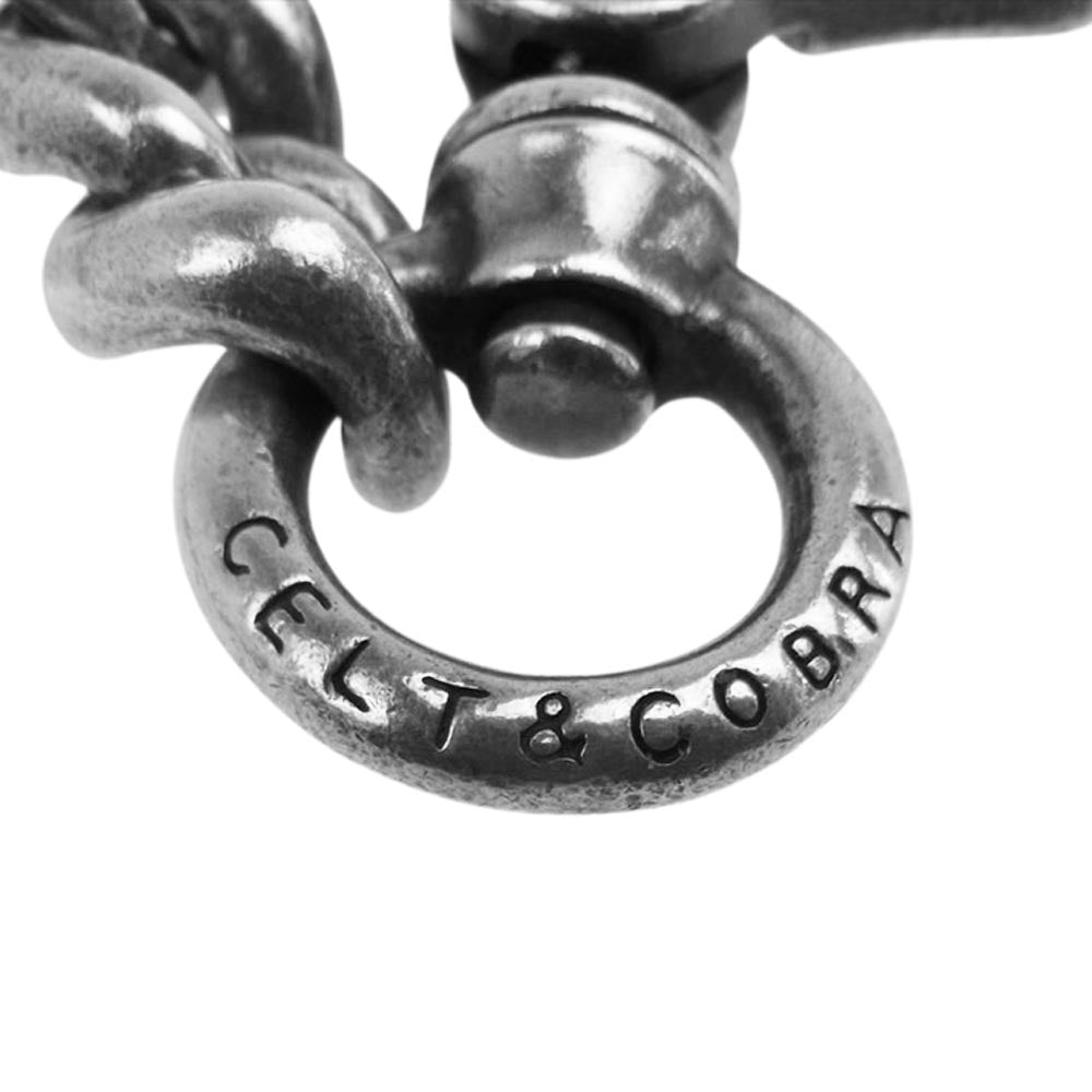 Celt&Cobra ケルト&コブラ SV925 Argent Gleam製 1st ウォレットチェーン 1クリップ シルバー系【中古】
