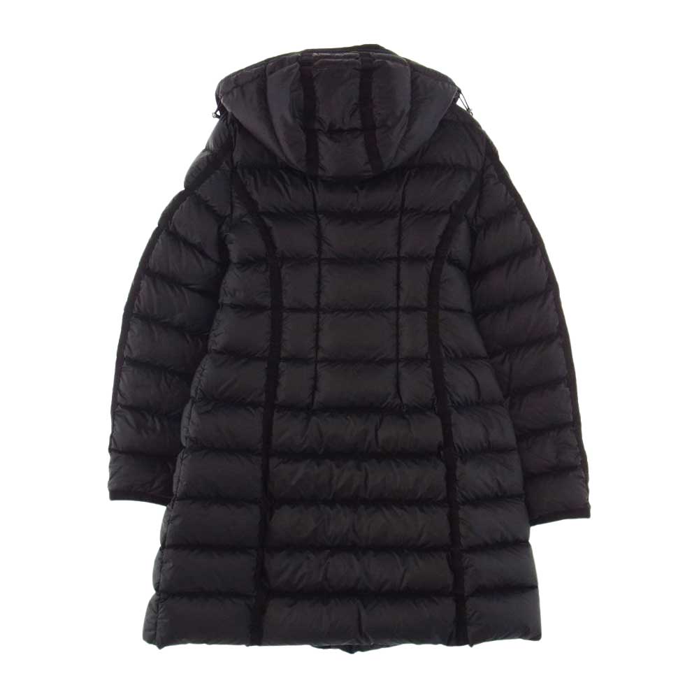 MONCLER モンクレール HERMINE エルミンヌ ナイロン ダウンコート ダウンジャケット  ブラック系 2【美品】【中古】